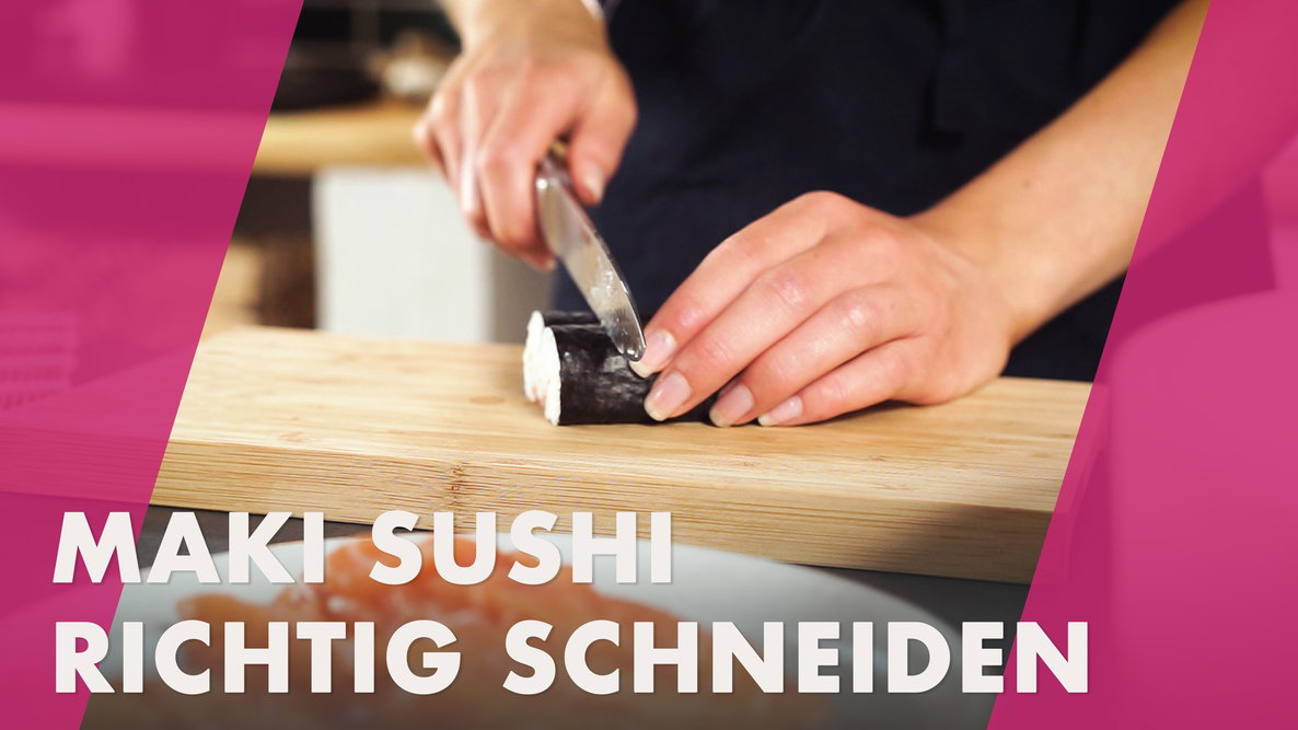 Maki Sushi richtig schneiden